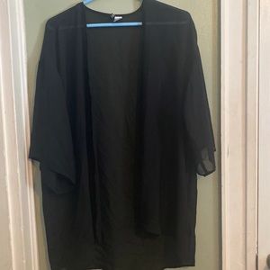 H&M Divided Sheer Black Cardigan